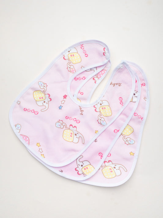 Lot de 3 Bavoirs ROSE