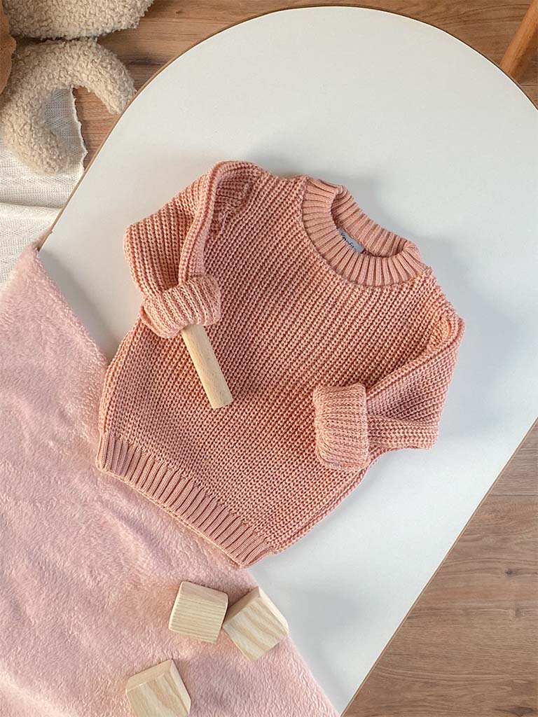 Pull tricot Rose