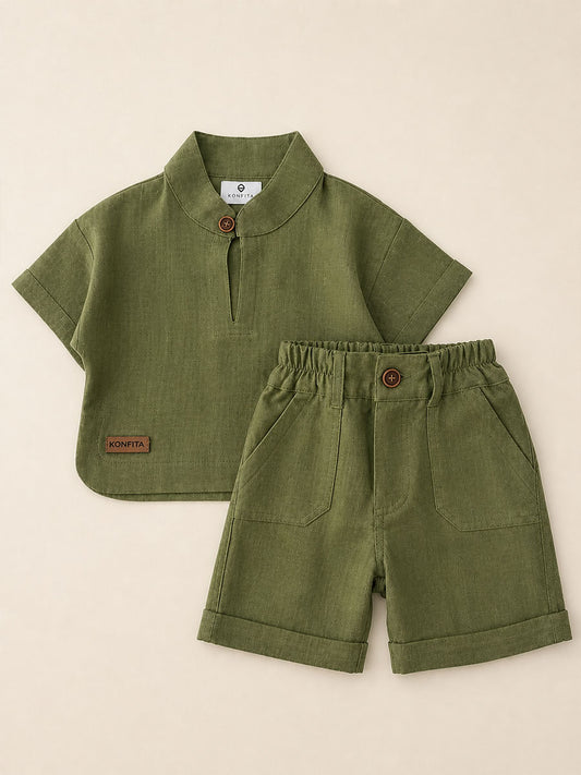 Ensemble Kamraya Vert Militaire