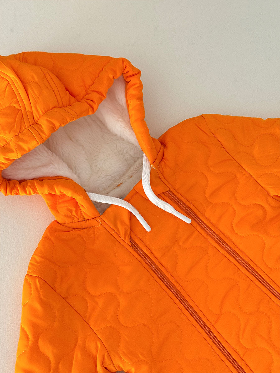 Combipilote Matelassé Orangé