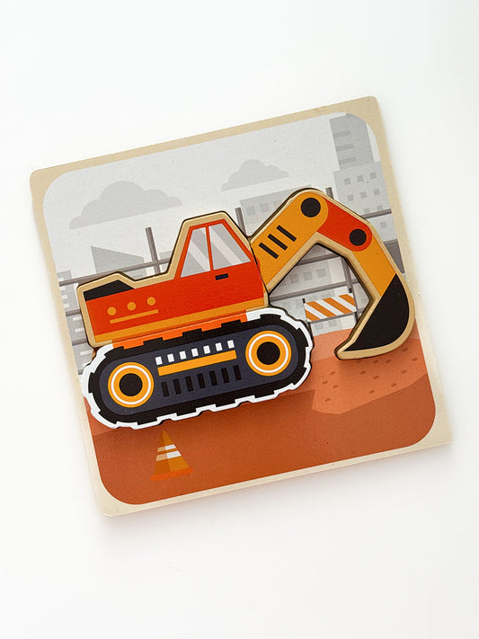 Puzzle en Bois – Tracteur