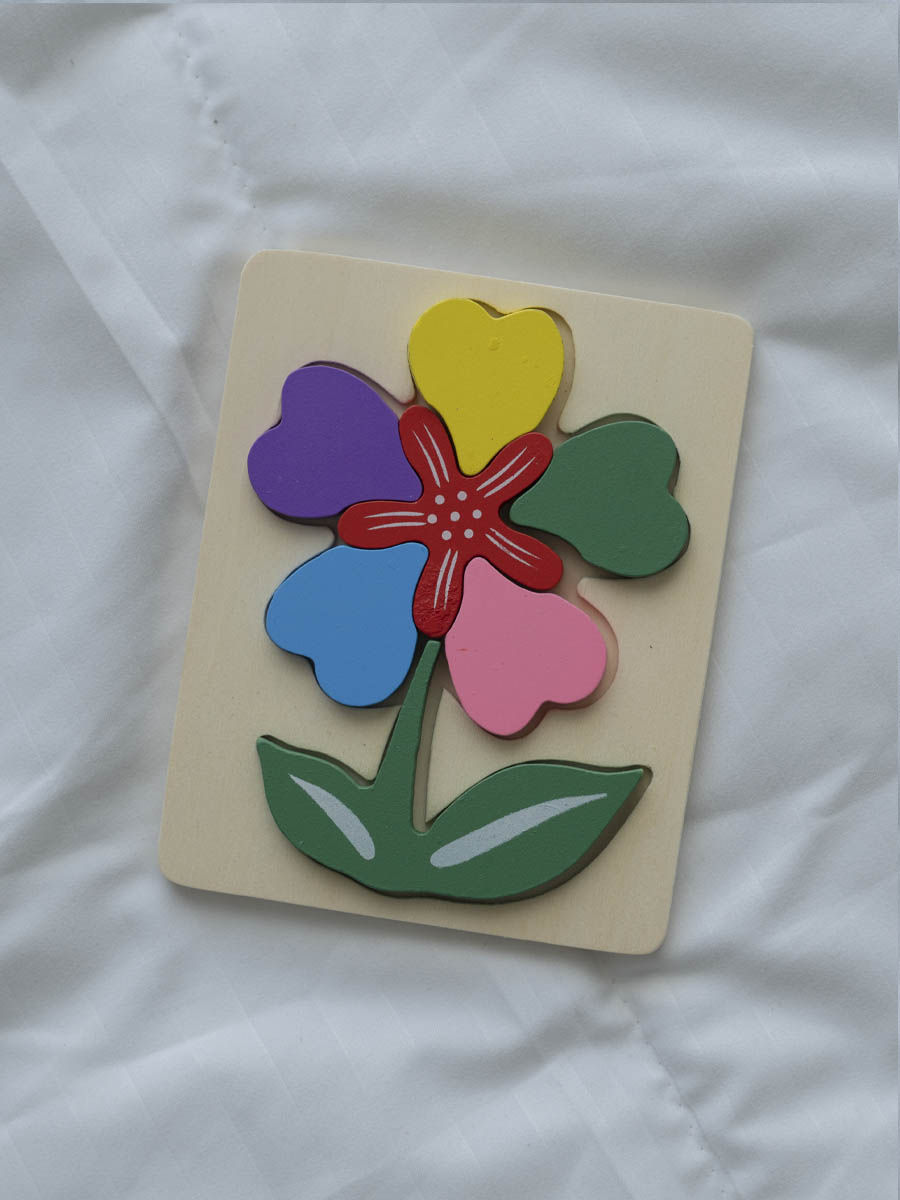 Puzzle en Bois - Fleur Magique 4