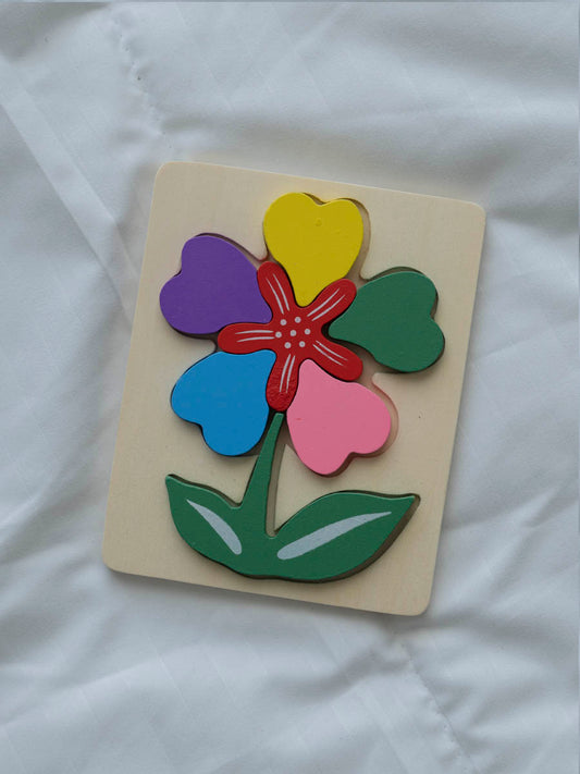 Puzzle en Bois - Fleur Magique 4