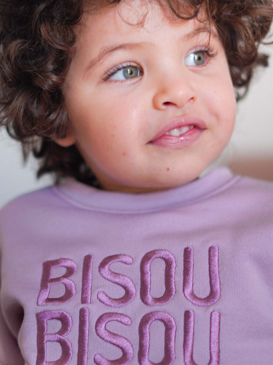 Pull Molletonné Bisou Violet