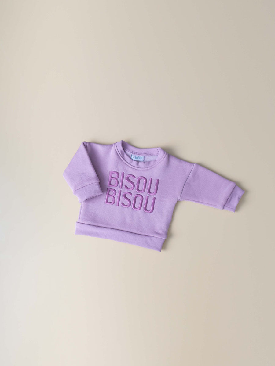 Pull Molletonné Bisou Violet