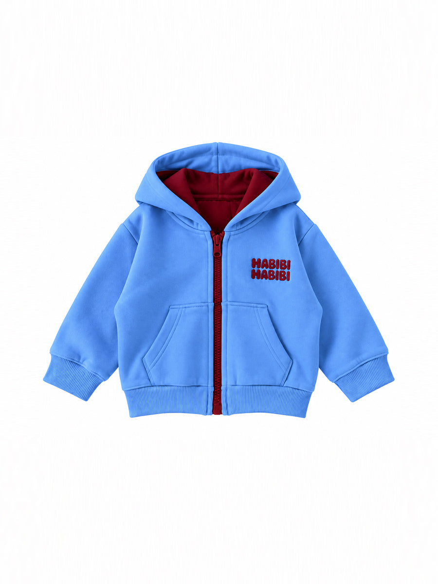 Veste à capuche Bleu