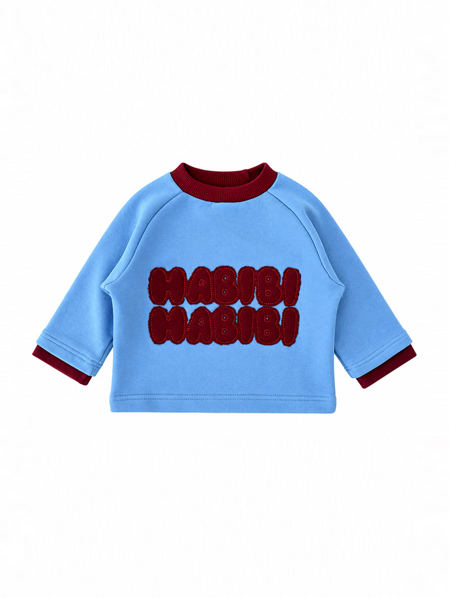 Pull Raglan Habibi Bleu