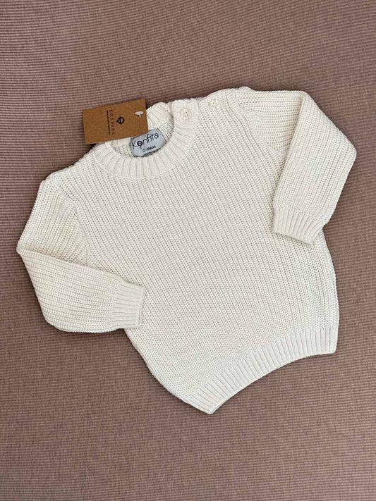 Pull Tricot Blanc