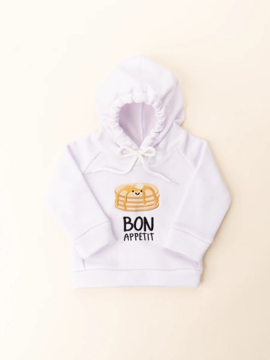 Hoodie Molletonnée Bon appétit V1