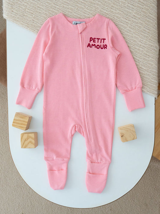 Combinaison Petit Amour Rose