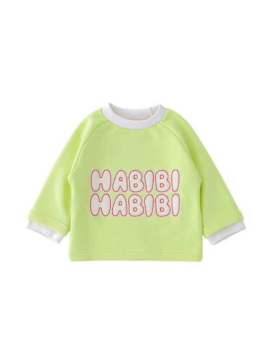 Pull Raglan Habibi Lime Cream