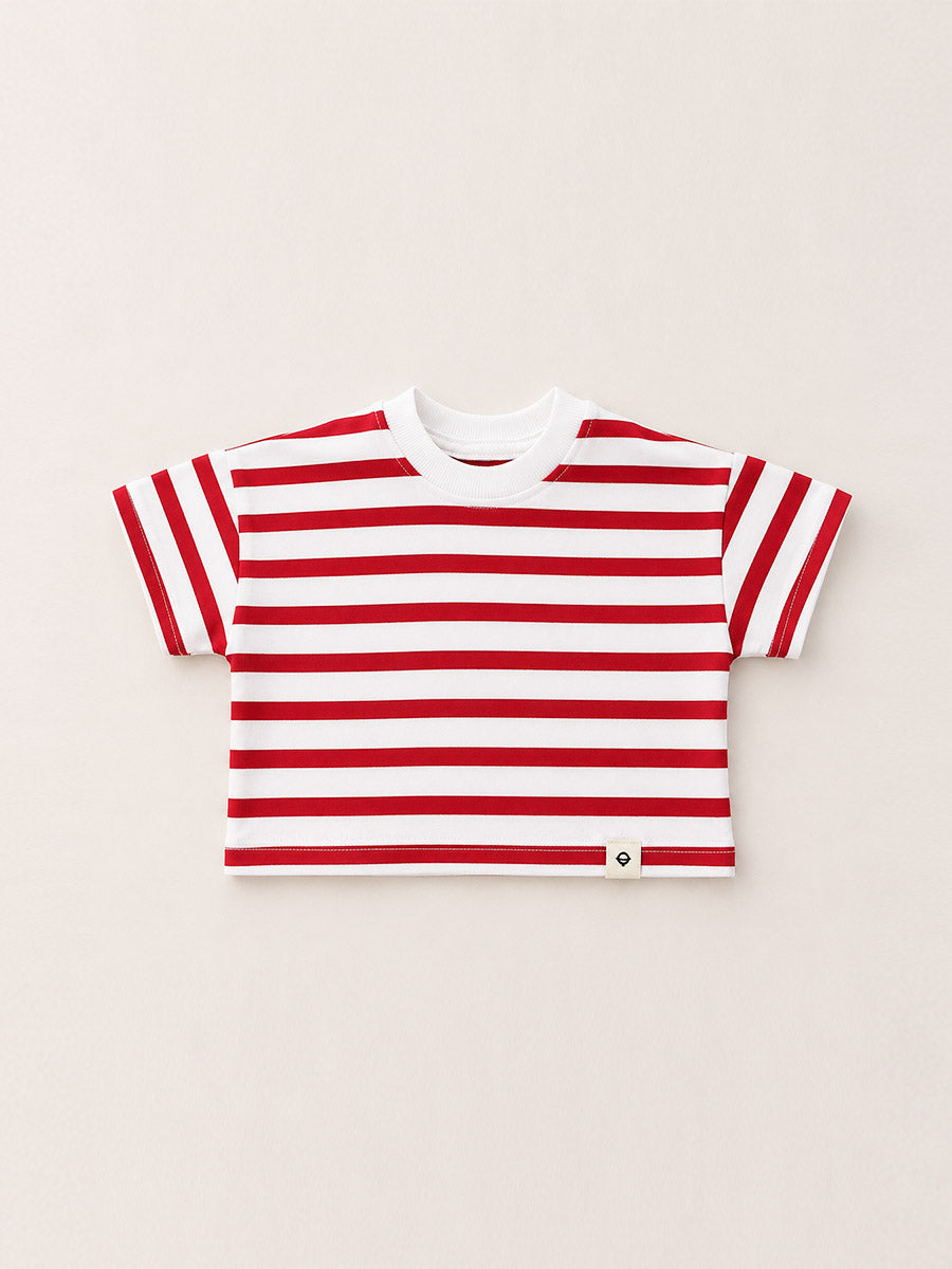 Pull Rayé Rouge