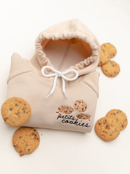 Hoodie Molletonnée petits cookies