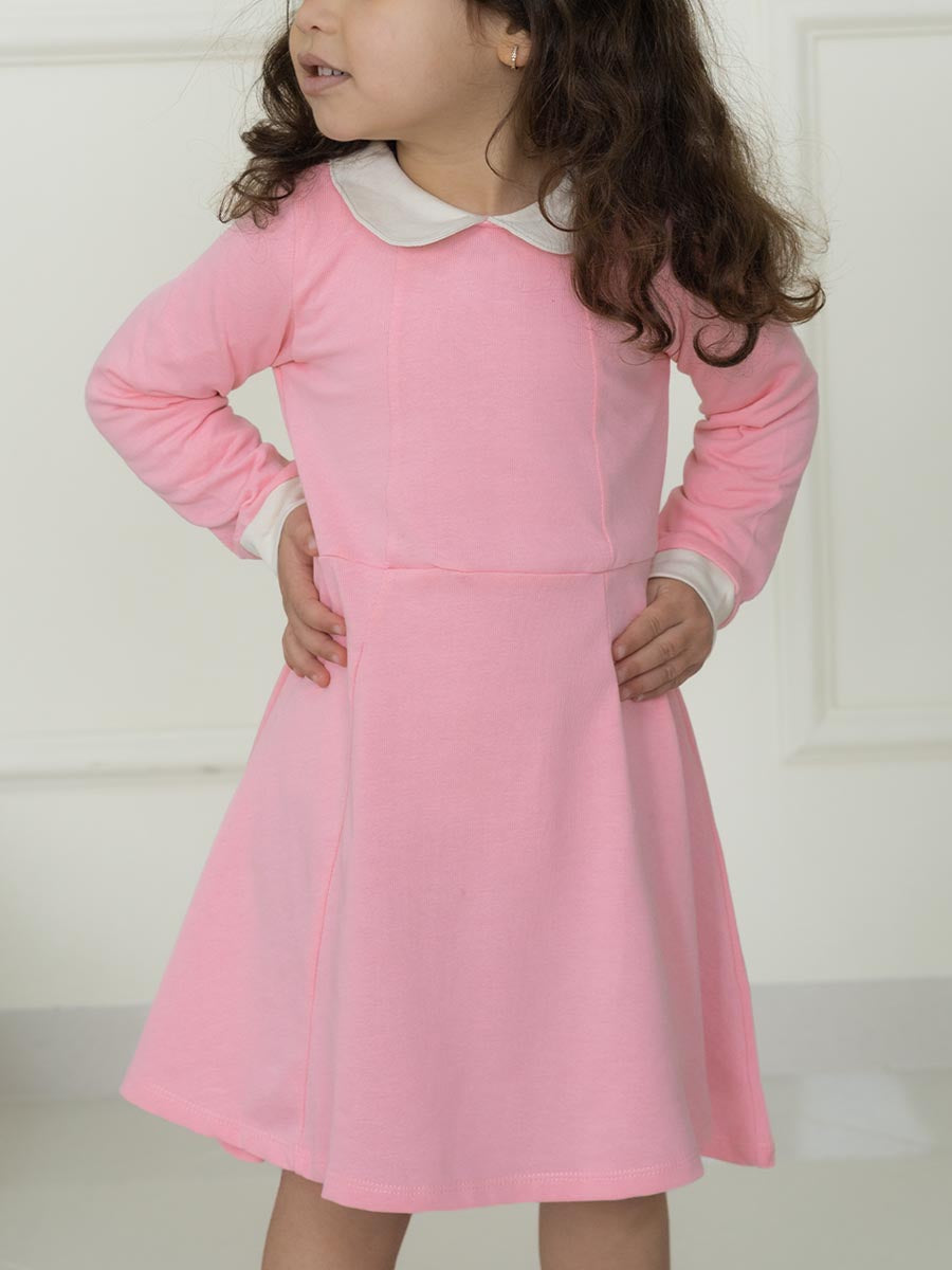 Robe Rose Jersey (avec une paire de chaussettes GRATUITE )