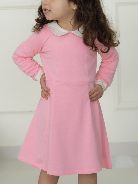 Robe Rose Jersey (avec une paire de chaussettes GRATUITE )